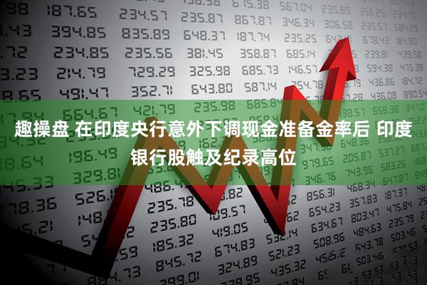 趣操盘 在印度央行意外下调现金准备金率后 印度银行股触及纪录高位