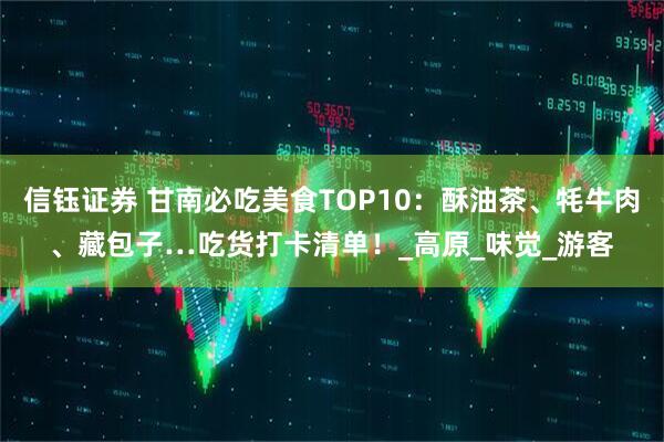 信钰证券 甘南必吃美食TOP10：酥油茶、牦牛肉、藏包子…吃货打卡清单！_高原_味觉_游客