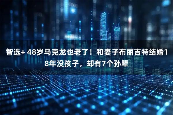 智选+ 48岁马克龙也老了!和妻子布丽吉特结婚18年没孩子,却有7个孙辈